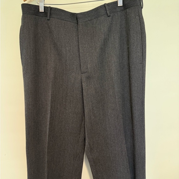 Polo by Ralph Lauren Gray Virgin Wool Trousers, Made in Italy, Size 38R - Picture 1 of 10